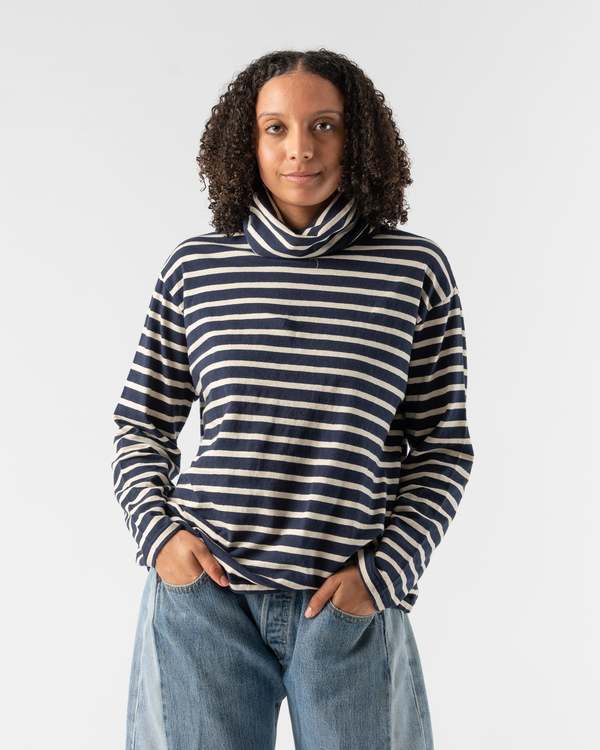 ichi antiquités Border Turtleneck Pullover | Garmentory