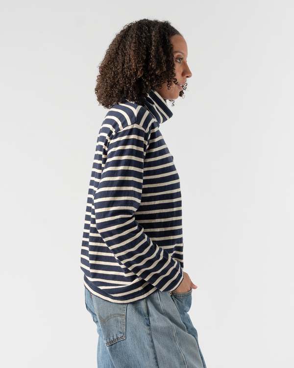 ichi antiquités Border Turtleneck Pullover | Garmentory