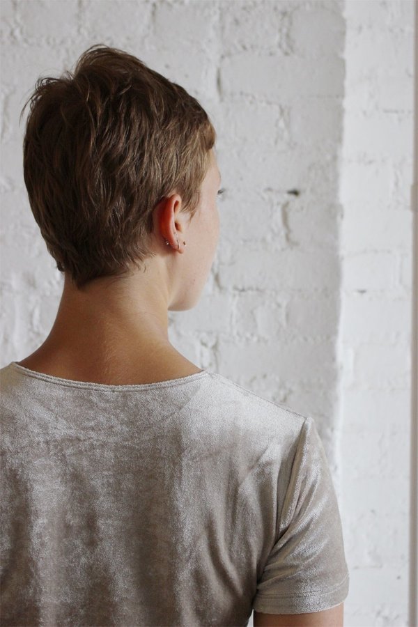 Baserange Omo Tee - Shiny Velours | Garmentory