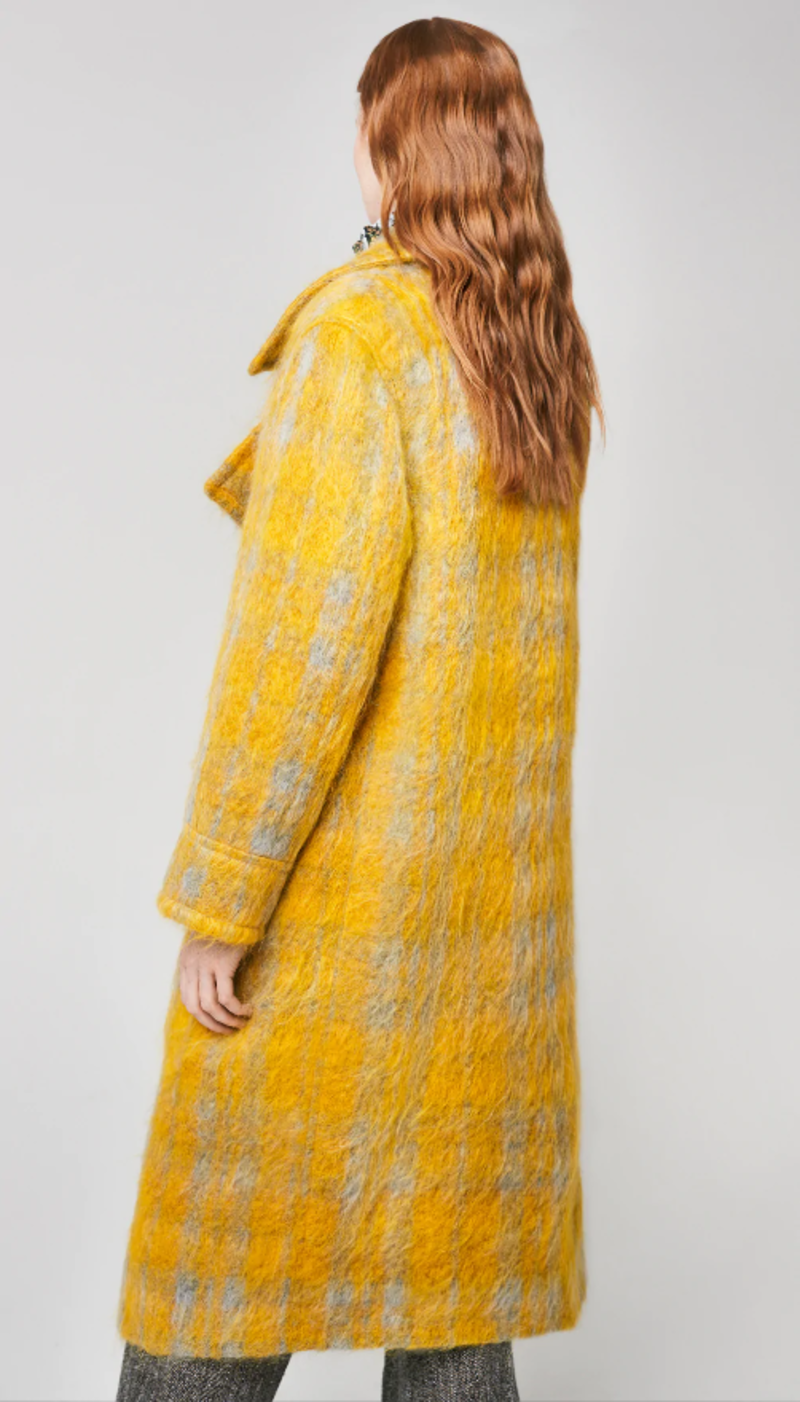 Smythe Blanket Coat - Citrine Plaid Smythe Blanket Coat - Citrine Plaid