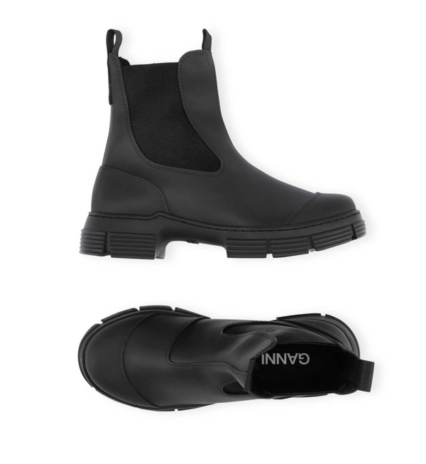 Recycled Rubber City Boot - Black