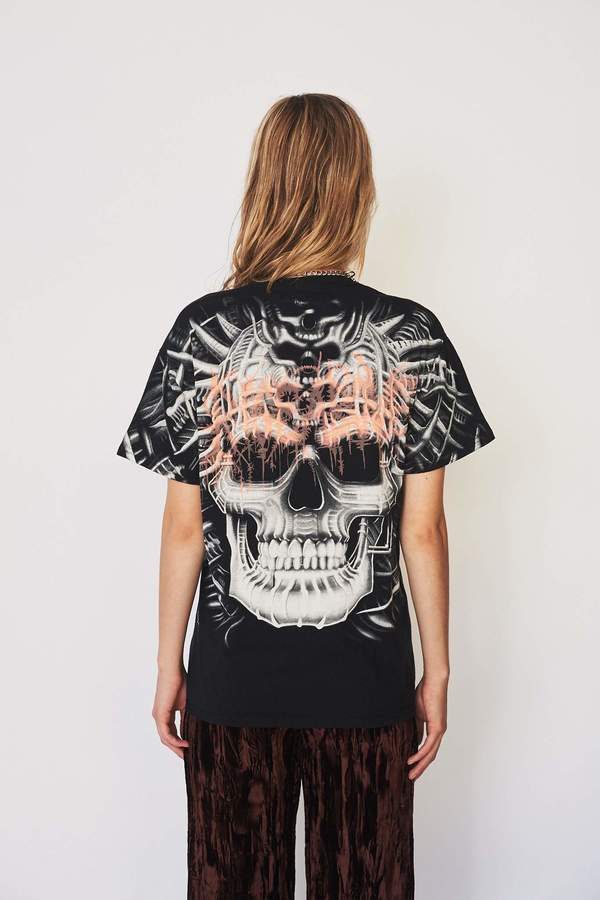 Lyz Olko Cut Out Skull T-Shirt | Garmentory