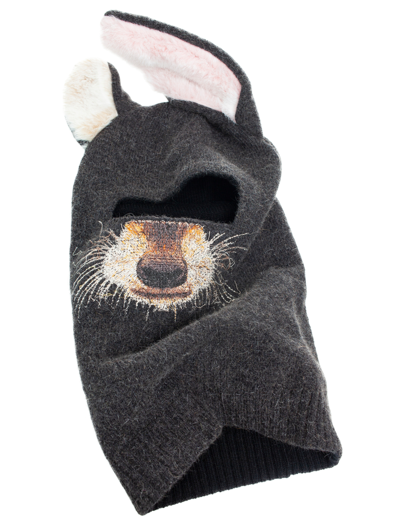 Doublet Animal head balaclava hat - gray | Garmentory
