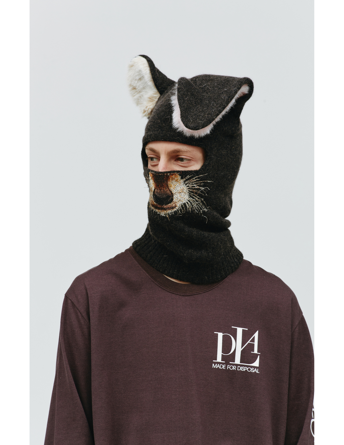 Doublet Animal head balaclava hat - gray | Garmentory