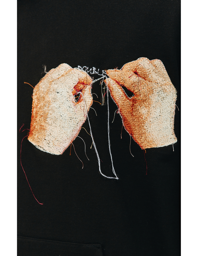 Doublet Hand-embroidery Cotton Hoodie | Garmentory