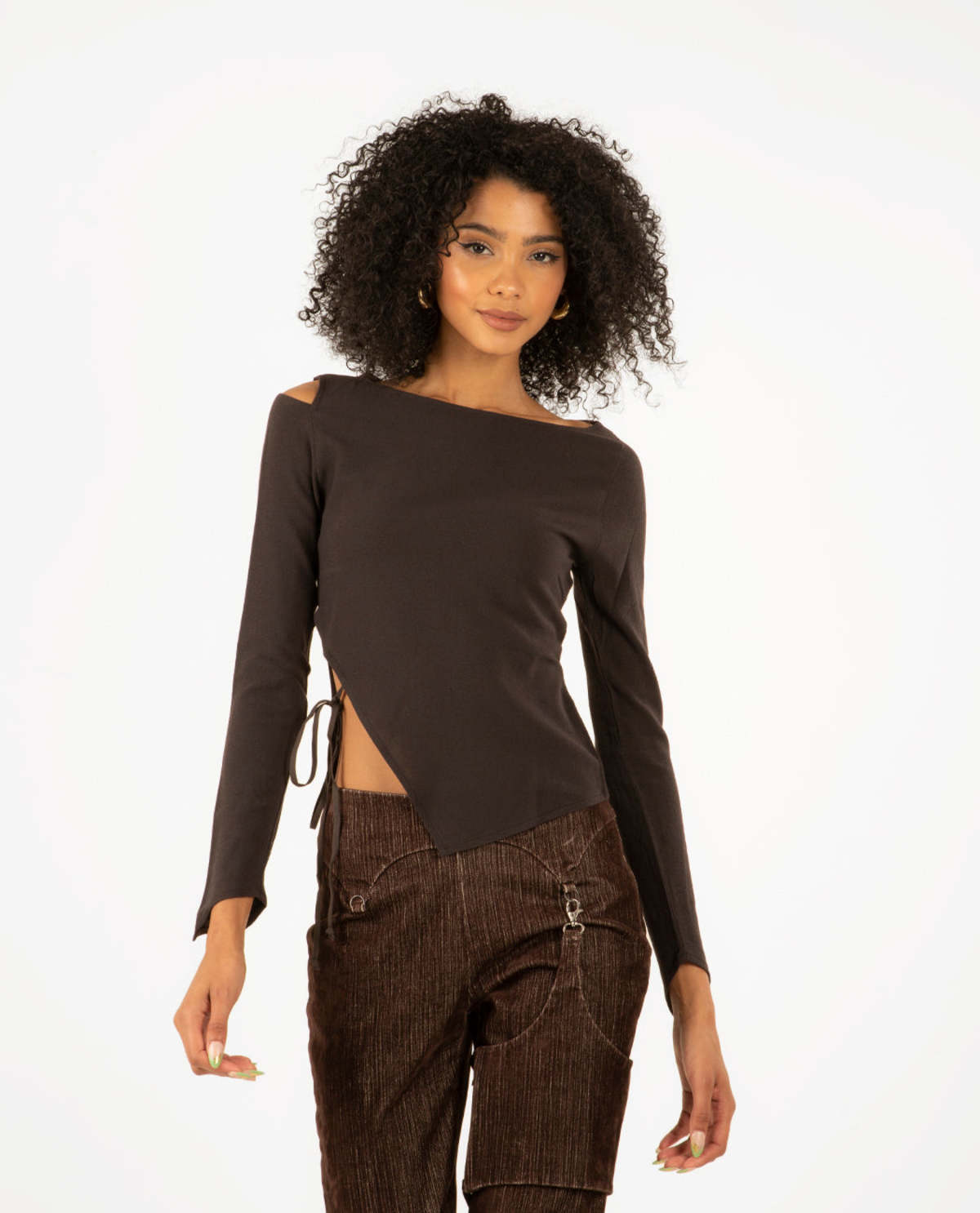Paloma Wool Wing Top - Dark Brown | Garmentory