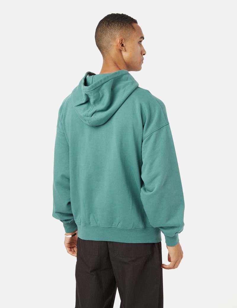 Colorful Standard Organic Oversized Hooded Sweatshirt Pine Green
