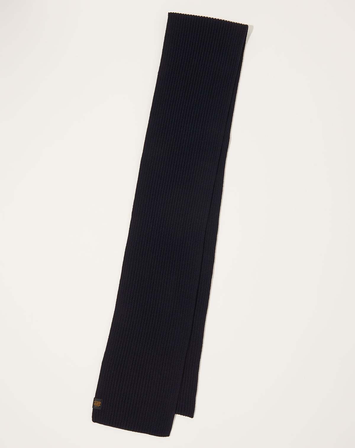 Batoner Solid Wool Muffler - Navy | Garmentory
