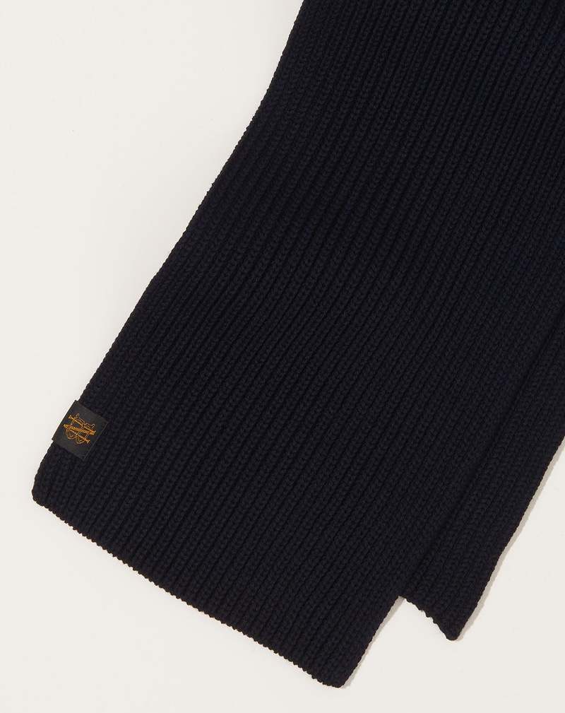 小物 BATONER SOLID WOOL MUFFLER NAVY Batoner Solid Wool Muffler - Navy | Garmentory