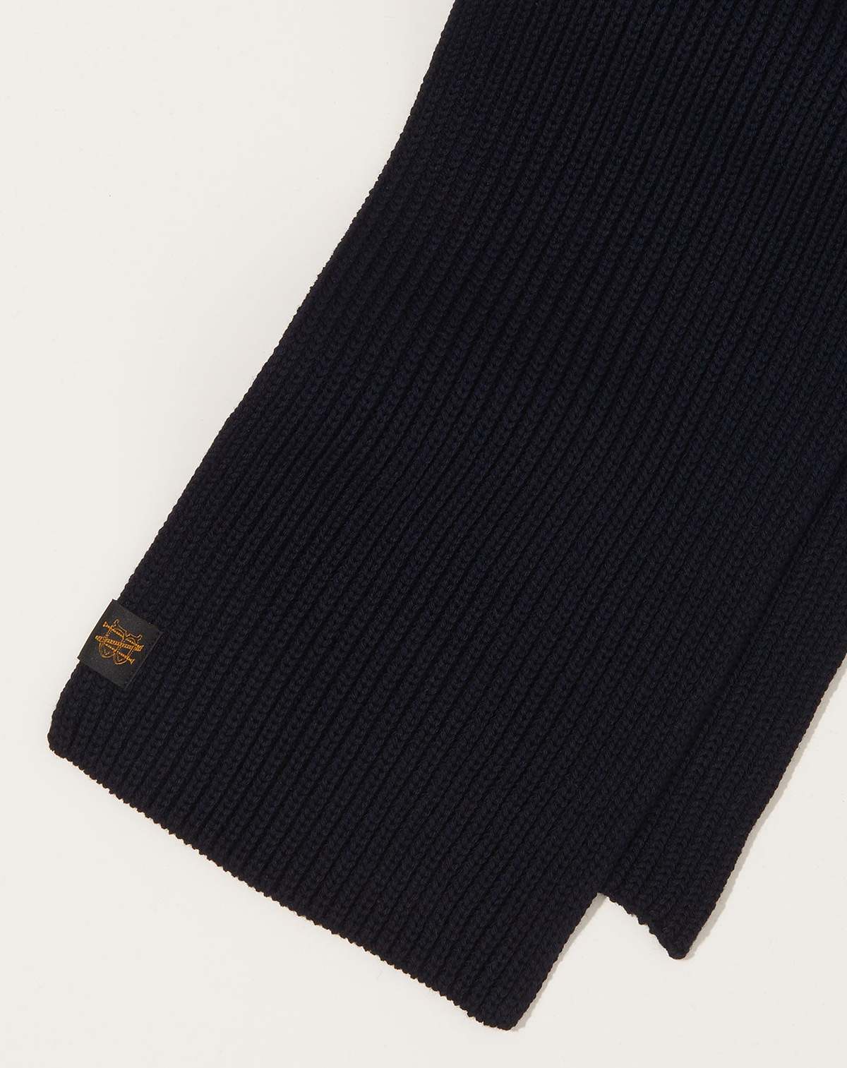 Batoner Solid Wool Muffler - Navy | Garmentory