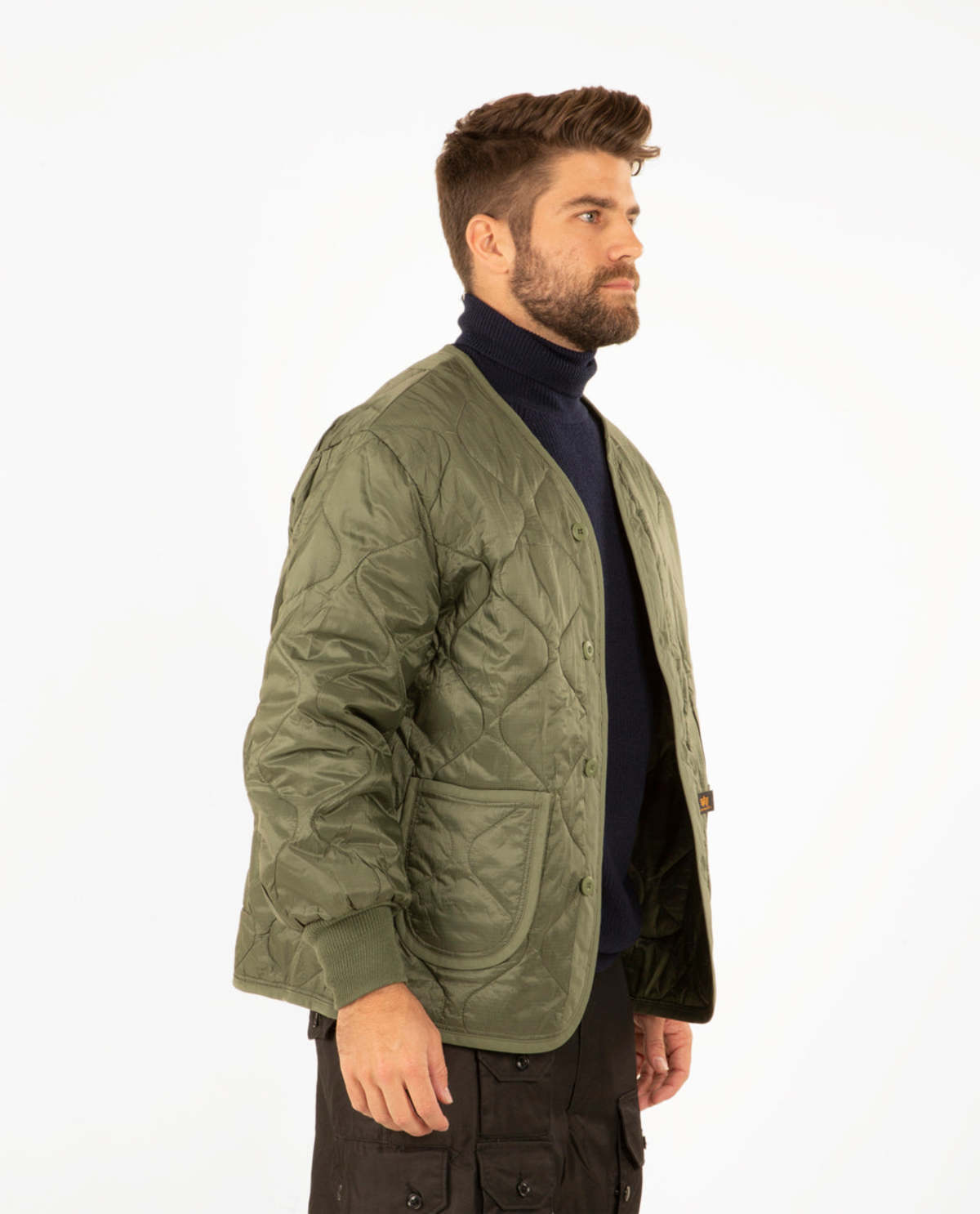 ALPHA INDUSTRIES ALS/92 Liner Jacket Olive Garmentory