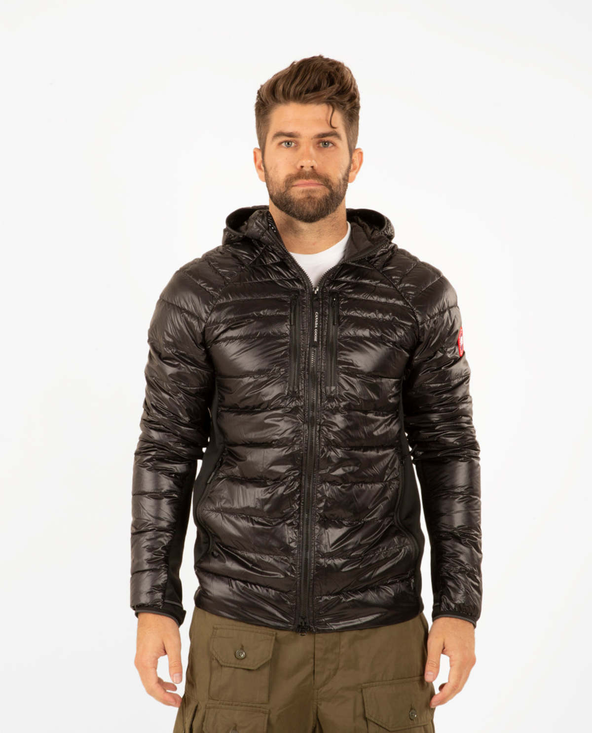 Canada Goose Hybridge Lite Tech Down Hoody - Black | Garmentory Canada Goose Hybridge Lite Tech Down Hoody - Black | Garmentory