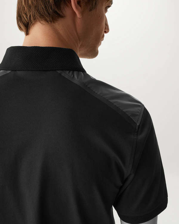Belstaff Shuttle Zip Polo - Black | Garmentory