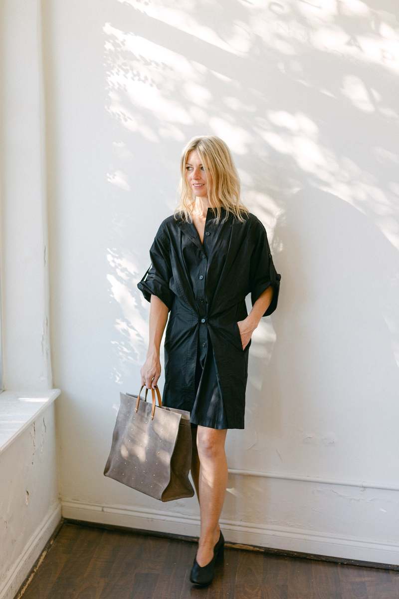 ワンピース BY MALENE BIRGER Woman Dress Black 103237 050 By Malene Birger Leviana Dress in Black Fabric | H-Brands