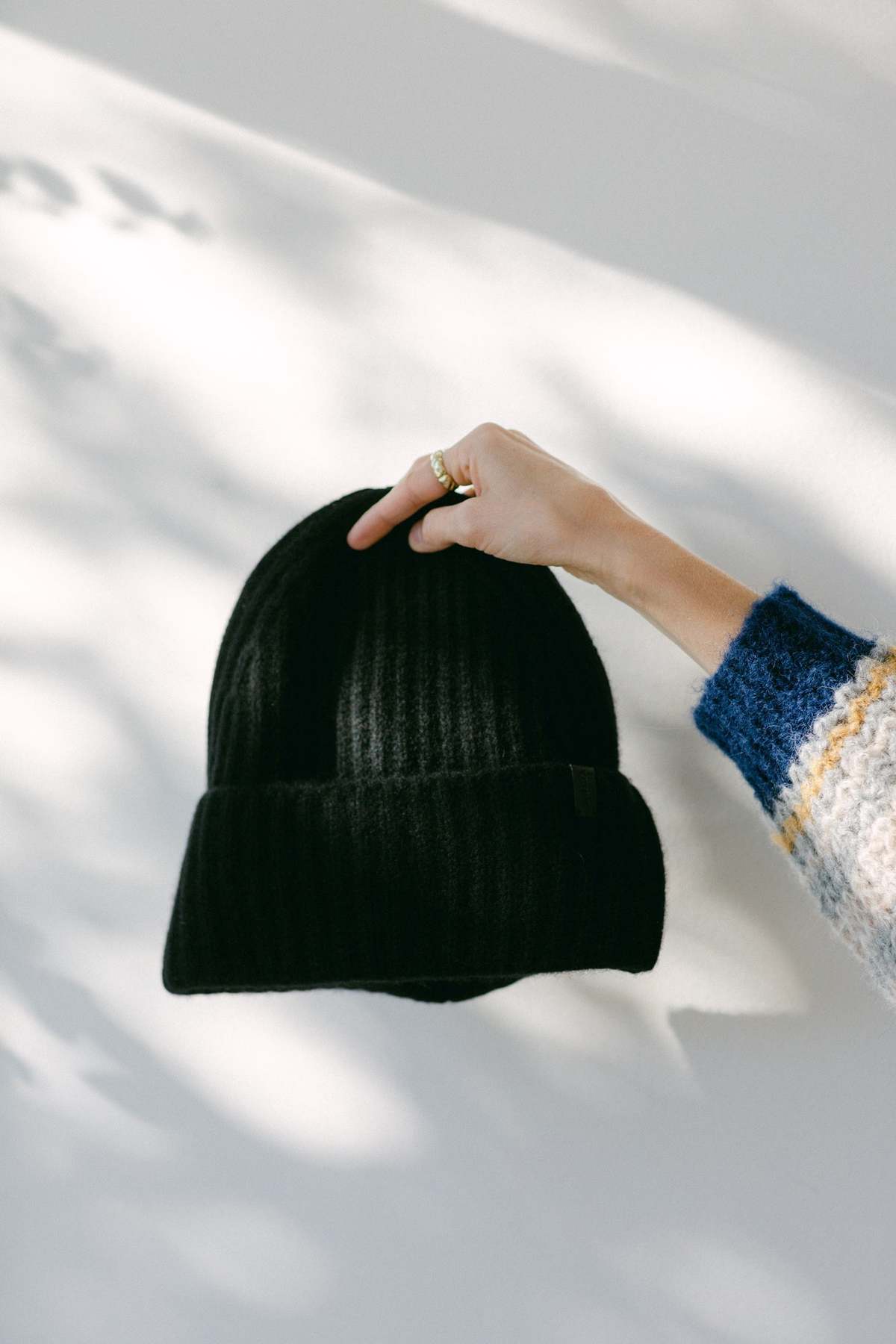 VINCE Plush Cashmere Chunky Knit Hat | Garmentory display picture 1