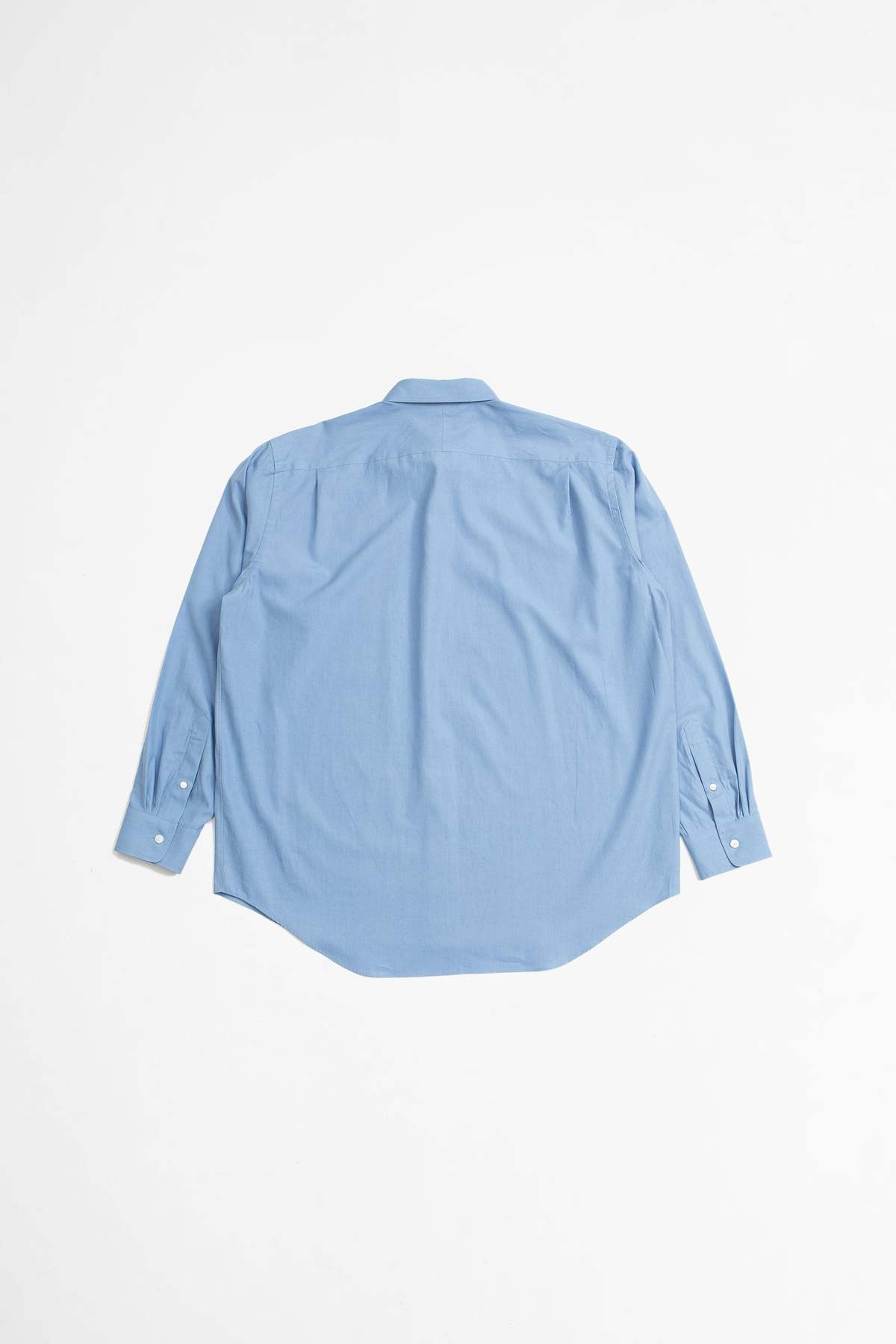 Auralee Washed Finx Twill Shirt - Blue - Image 5 of 5