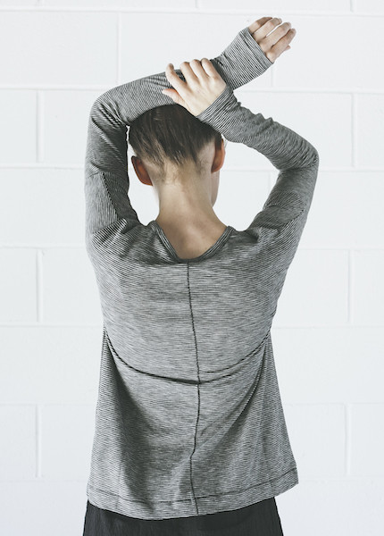 Rag & Bone Theo Long Sleeve Tee | Black Stripe Rag & Bone Theo Long Sleeve Tee | Black Stripe