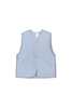 Unisex Kowtow Quilt Vest - Blue Stripe - Thumbnail 13