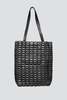 Nimes Black Basket Bag Tote - Black - Thumbnail 1