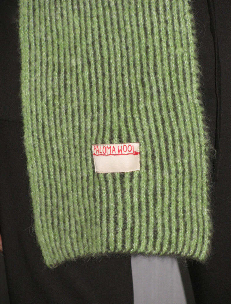 Paloma Wool Tito Scarf - Kiwi Green | Garmentory