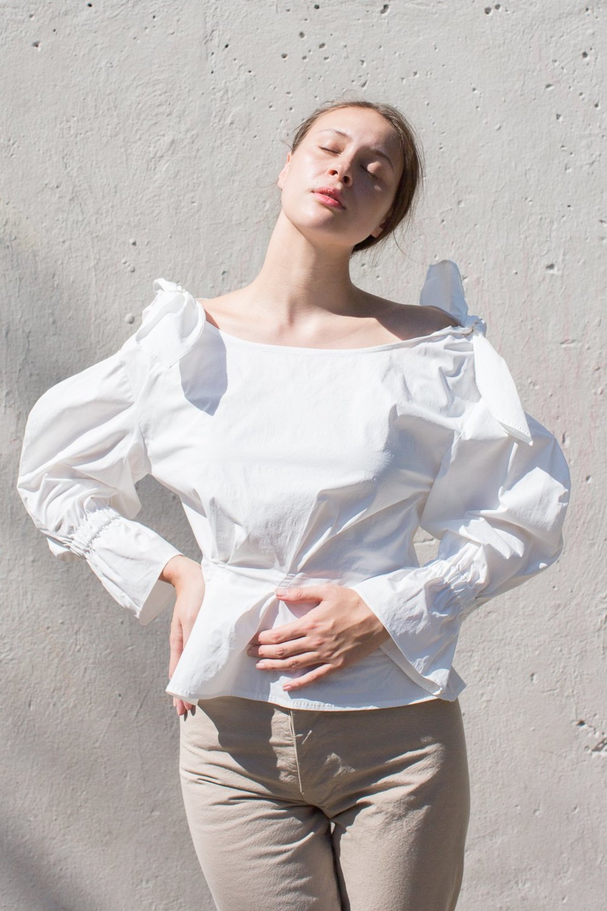 Rejina Pyo Michelle Blouse in White | Garmentory