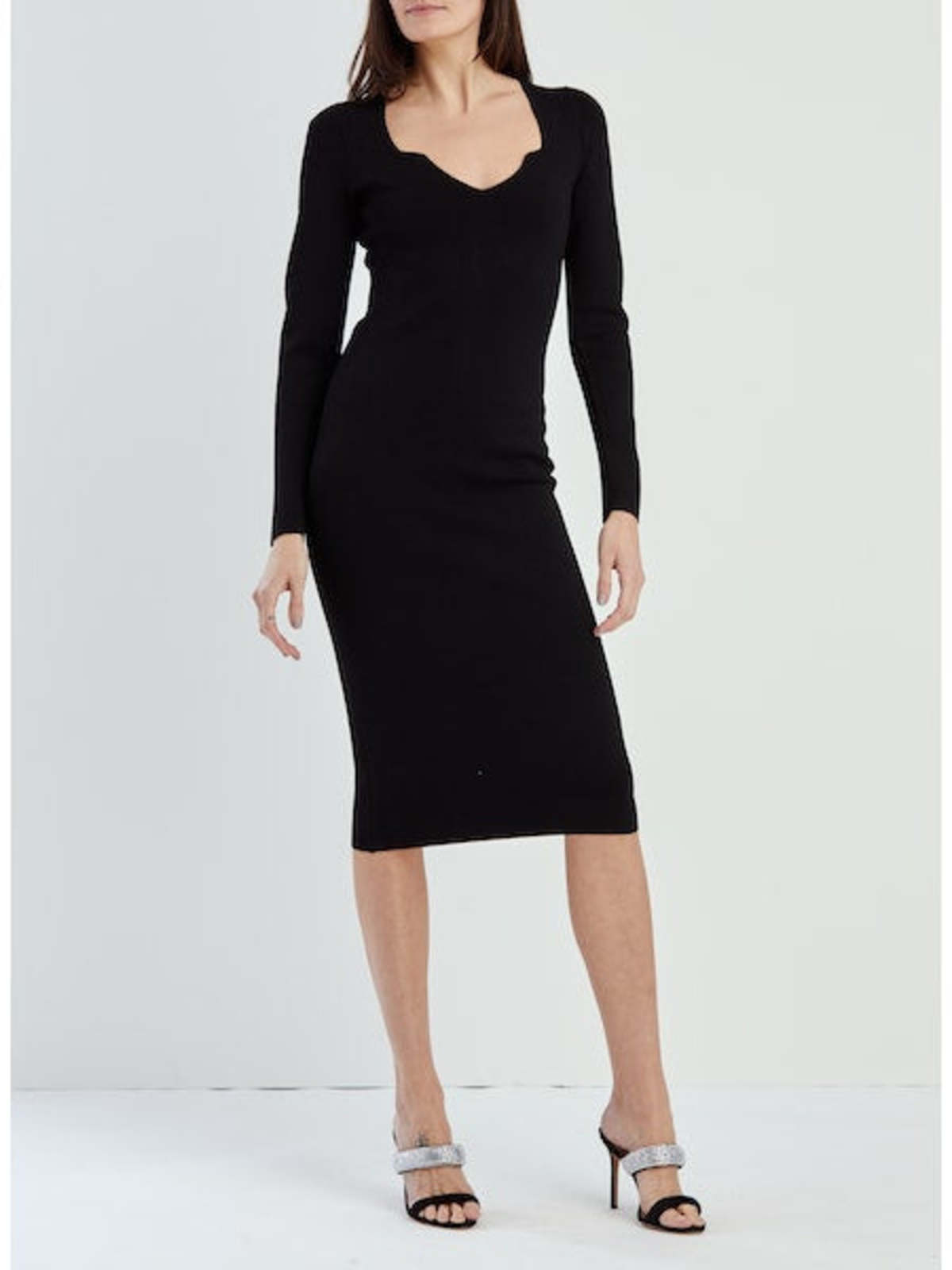 Veronica Beard Imka Knit Dress - Black - Image 3 of 3