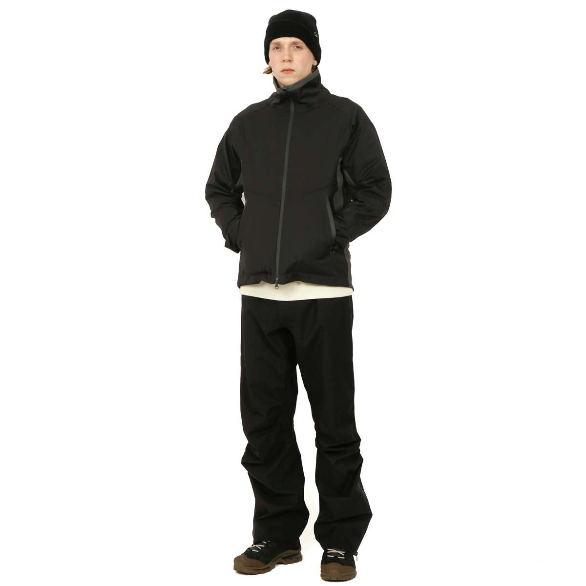 極美品　GR10K GORE-TEX Skeleton Jacket M HOODIE SKELETON SHELL - DARK SOIL GREY – GR10K