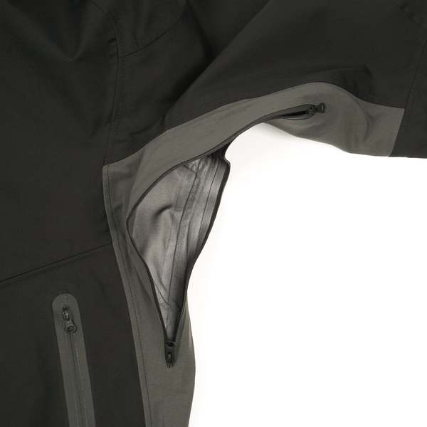 極美品　GR10K GORE-TEX Skeleton Jacket M HOODIE SKELETON SHELL - DARK SOIL GREY – GR10K