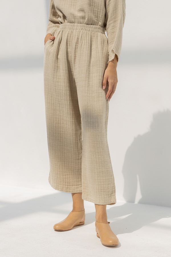 Black Crane Lantern Pants Natural Garmentory