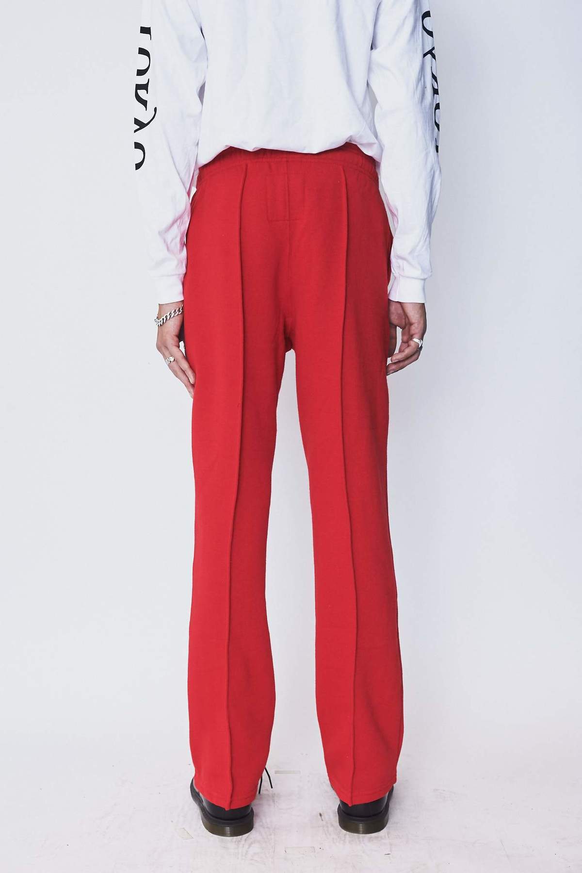 Assembly New York Cotton Pintuck Sweat Pant - Red | Garmentory