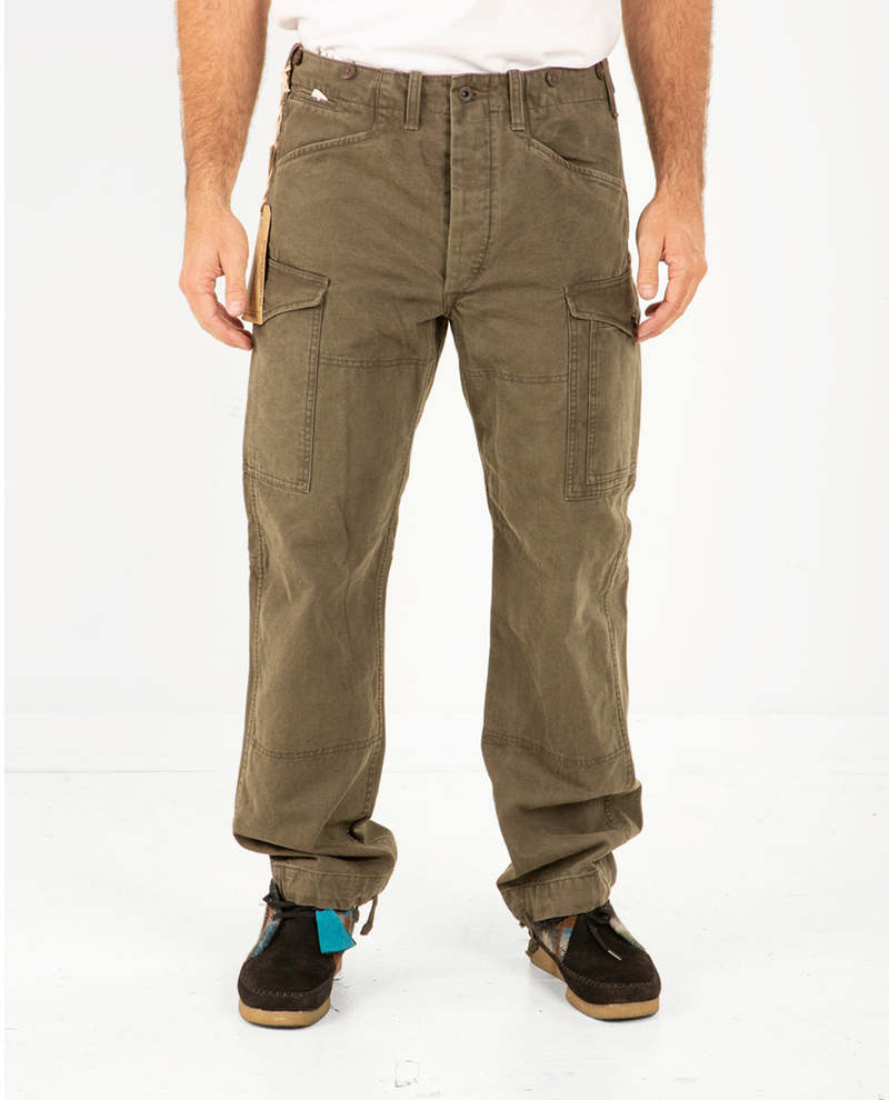 RRL Canvas Cargo Pant - OLIVE | Garmentory