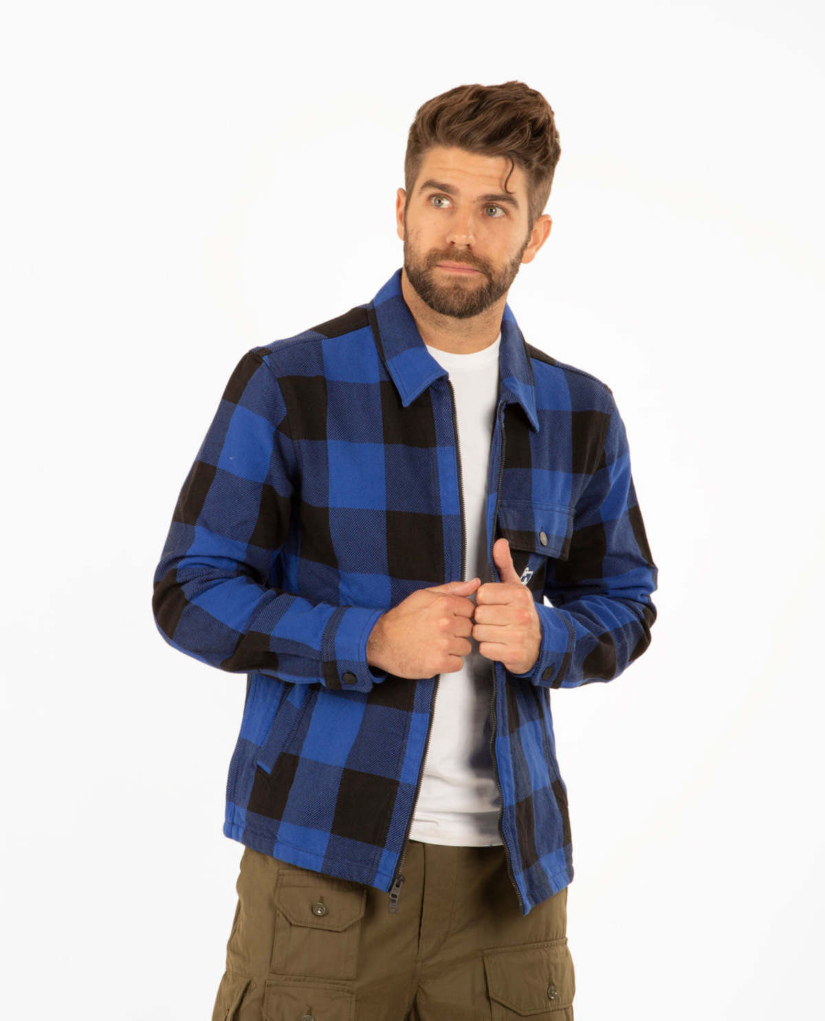 Woolrich Men's Giacca Urban Timber Overshirt Blue main image 1