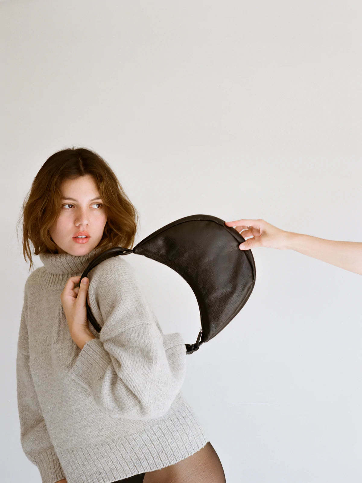 ARE Studio Bow Bag - Black - Image 1 of 3