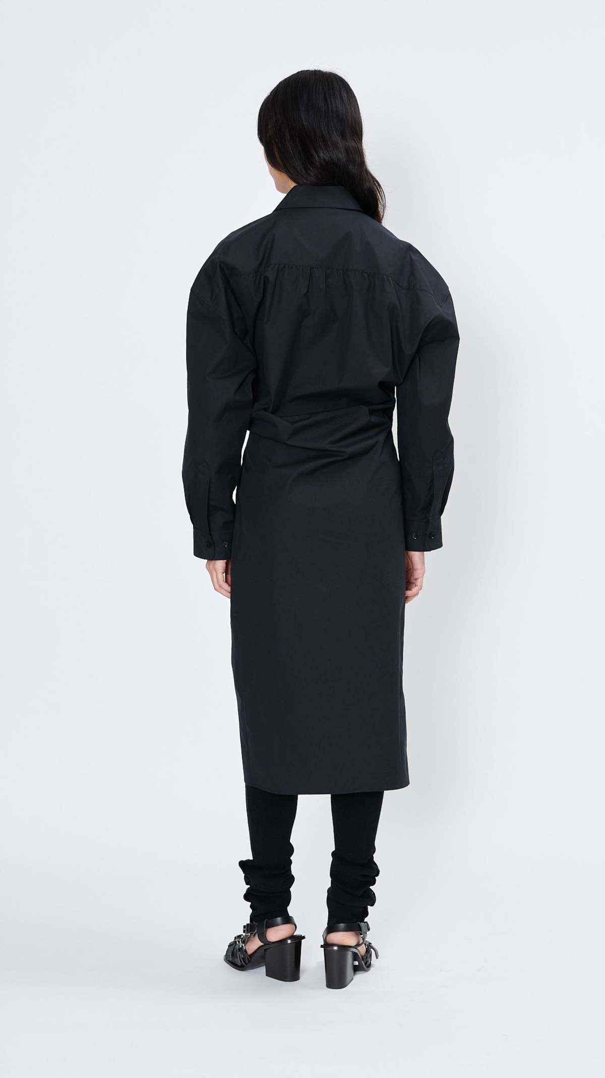 Lemaire Twisted Dress - Caviar | Garmentory