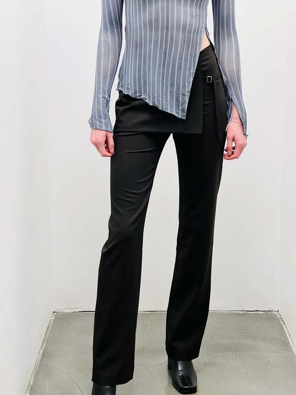 Paloma-wool ブラック フレアパンツ S PALOMA WOOL - VIRA BLACK – SOLAR MTP