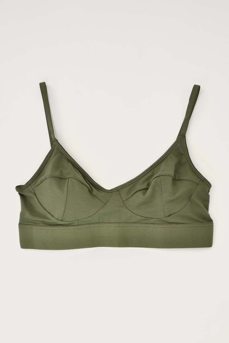 Baserange Soft Bra - Apache Green | Garmentory