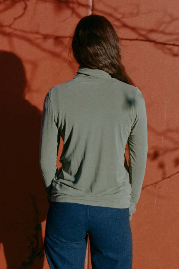 Baserange Turtle Neck - Apache Green | Garmentory