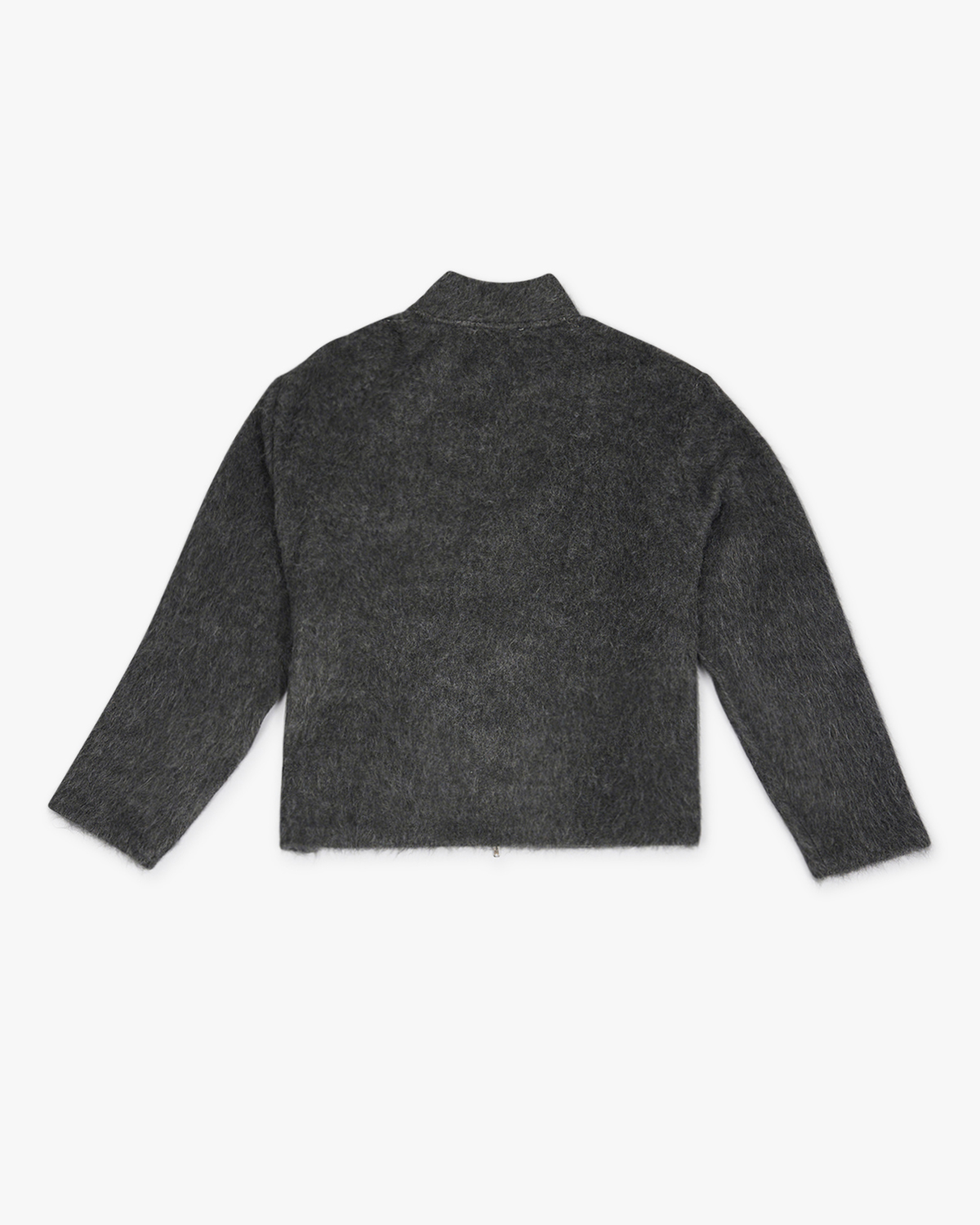 OUR LEGACY SHRUNKEN FULLZIP POLO 46 グレー Shrunken Full Zip Polo