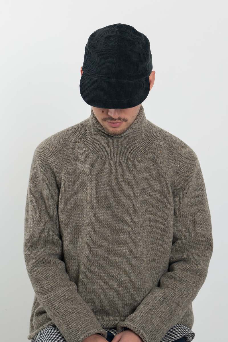 ENDS and MEANS Cord 6 Panel Cap - Black | Garmentory