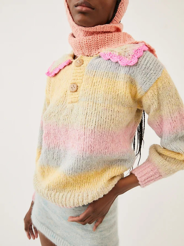 Tach Clothing Sheila Knit Sweater Rainbow Garmentory