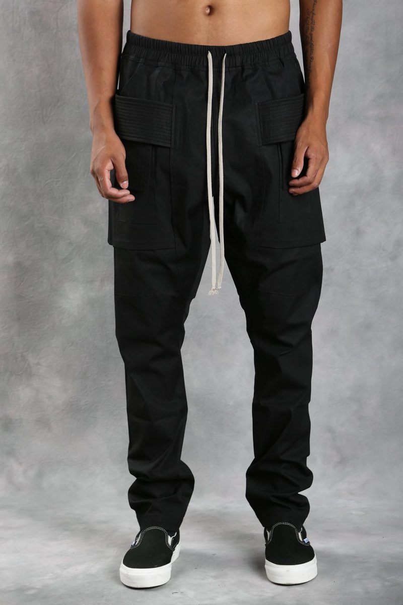 【最終GW価格】Rick owens drkshdw creatch cargo Creatch Cargo Wide Drawstring in Black – SVRN