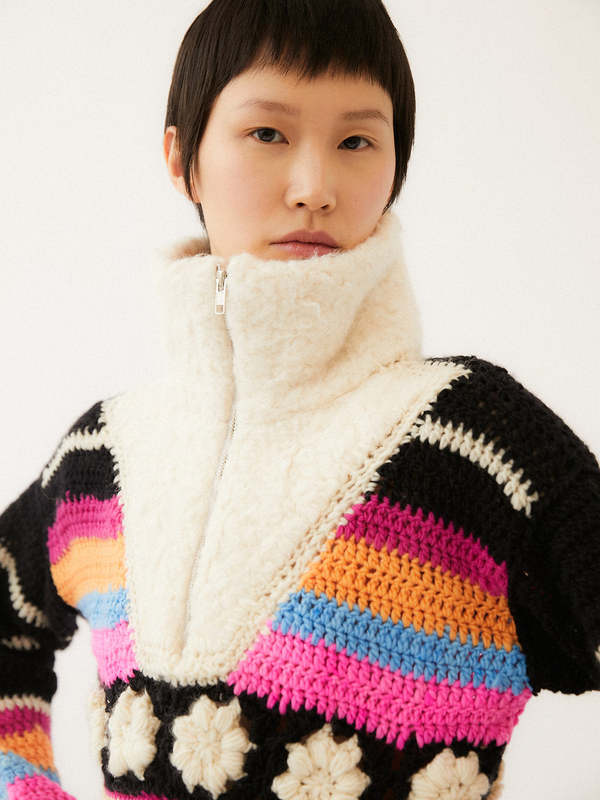 Tach Clothing Ornella Hand Knitted Sweater Garmentory