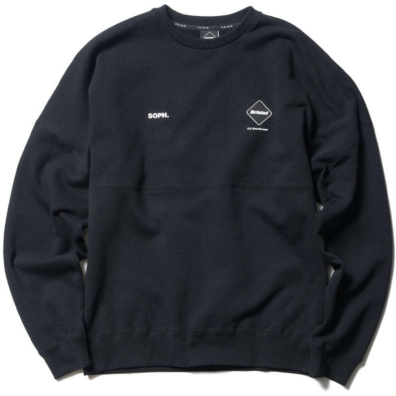 トップス FCRB STAR APPLIQUE TEAM CREWNECK SWEAT Star Applique Team Crewneck Sweat 'Black' | Garmentory