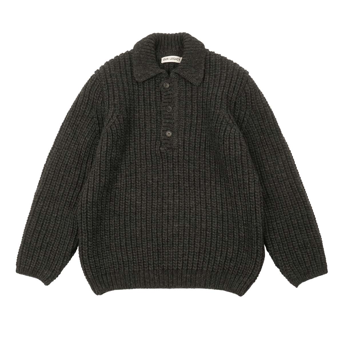Our Legacy Chunky Wool Big Piquet - Wolf Grey | Garmentory