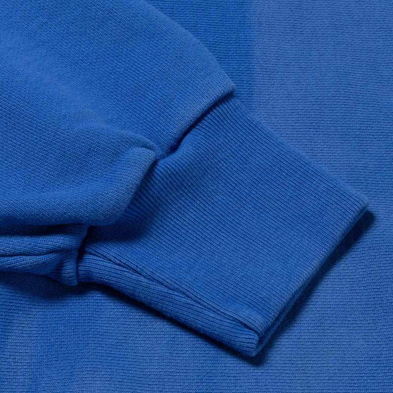 Aries Arise Sunbleached Cross Grain Temple Sweatshirt - Blue