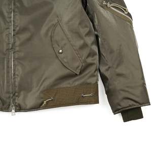 Our Legacy GLYPTODON SHIMMER TECH BOMBER - ARMY GREEN | Garmentory
