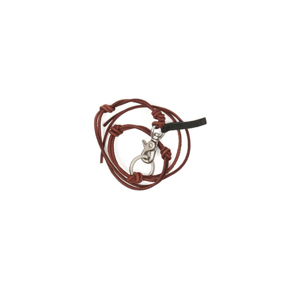 Our Legacy LADON SCARLET LEATHER Necklace - Brown | Garmentory