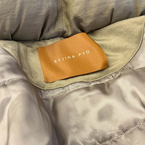 Rejina Pyo Duvet Jacket - Nylon Khaki | Garmentory