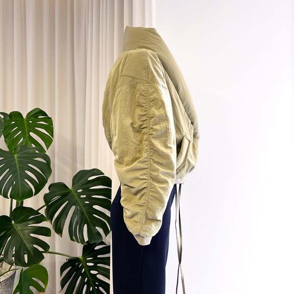 Rejina Pyo Duvet Jacket - Nylon Khaki | Garmentory
