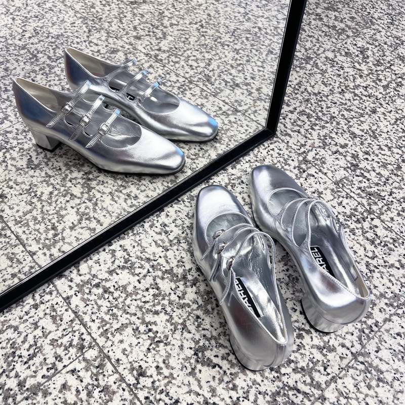 Carel Kina Babies - Silver Leather Carel Kina Babies - Silver Leather